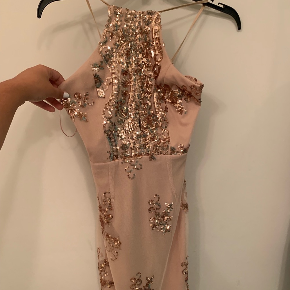 Gold dress